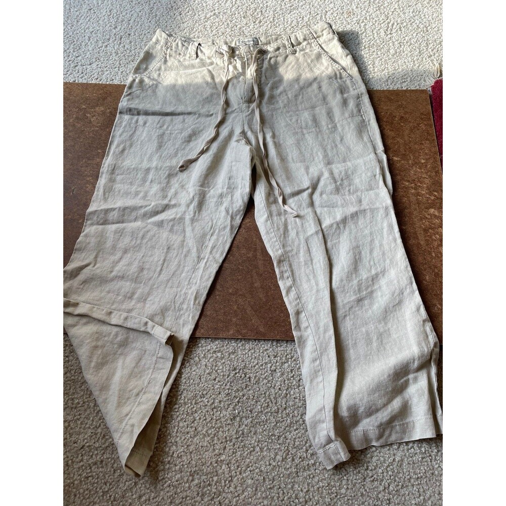 St. Jones 100% Linen Pants Sz 10!